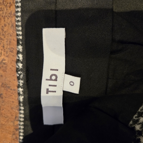 Tibi Check Wool Mini Skirt Size 0 - Picture 6 of 9
